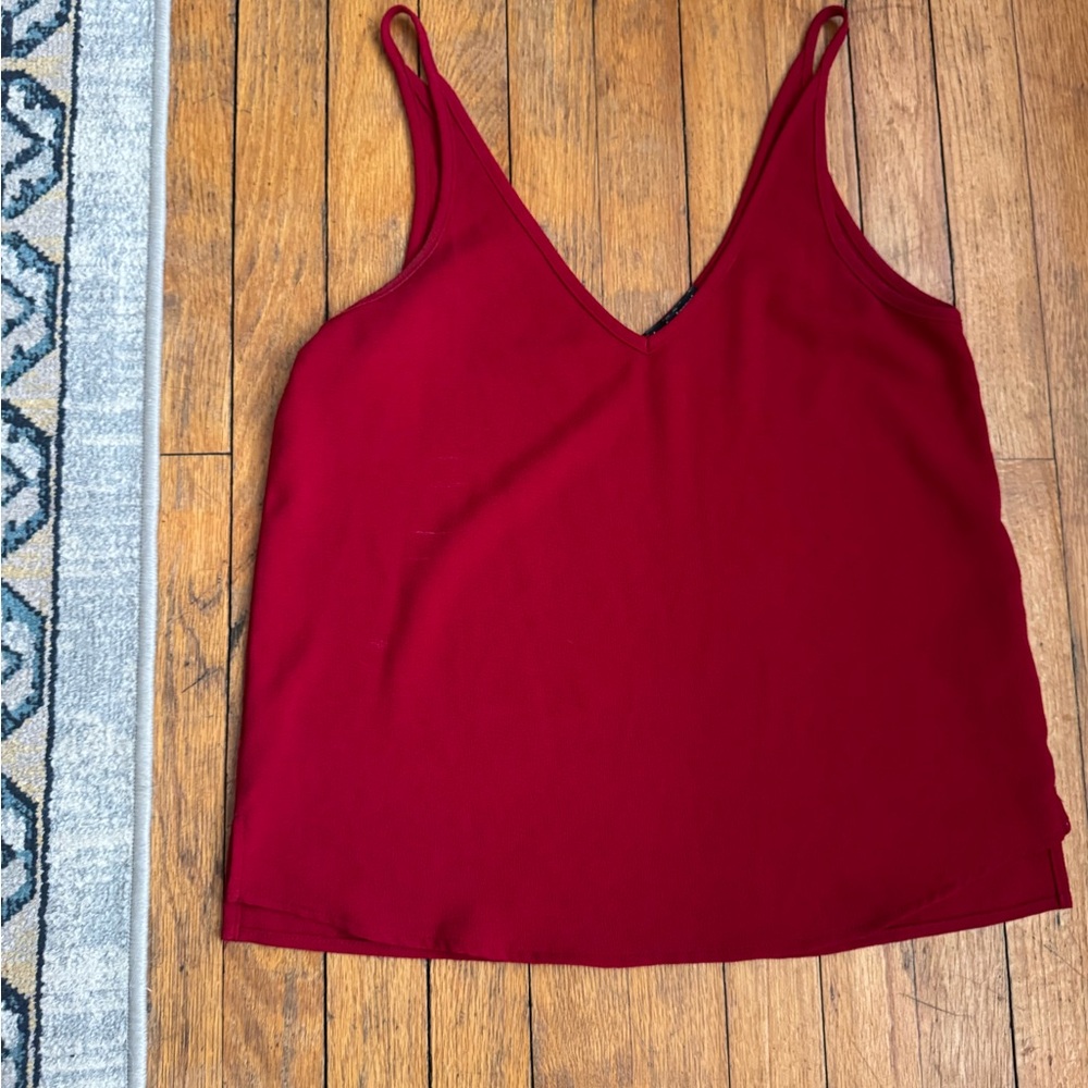 American Apparel Deep Red Camisole